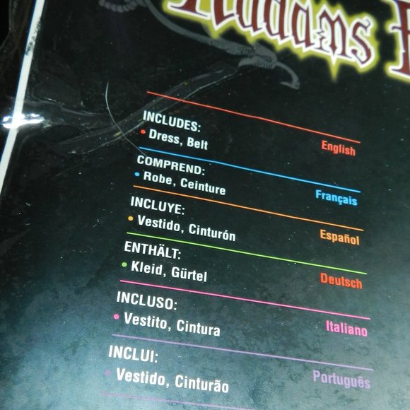 🆕 WEDENSDAY WOMENS THE ADDAMS FAMILY COSTUME SET MEDIUM 🆕SHIPS FAST😮💨⚡🚚 - Picture 5 of 11